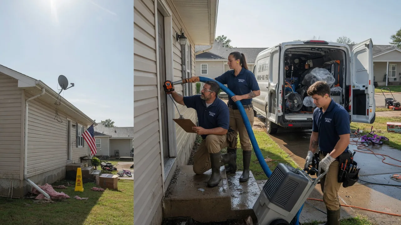 Ceiling Water Damage Restoration in Orchard, IA near me